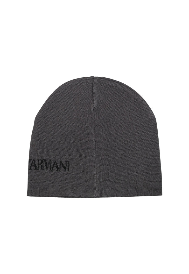 Dark Grey Logo Beanie Cap 2
