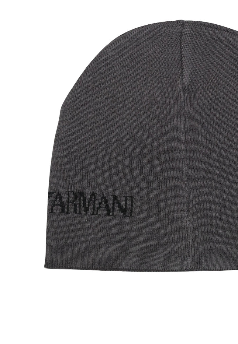 Dark Grey Logo Beanie Cap 3