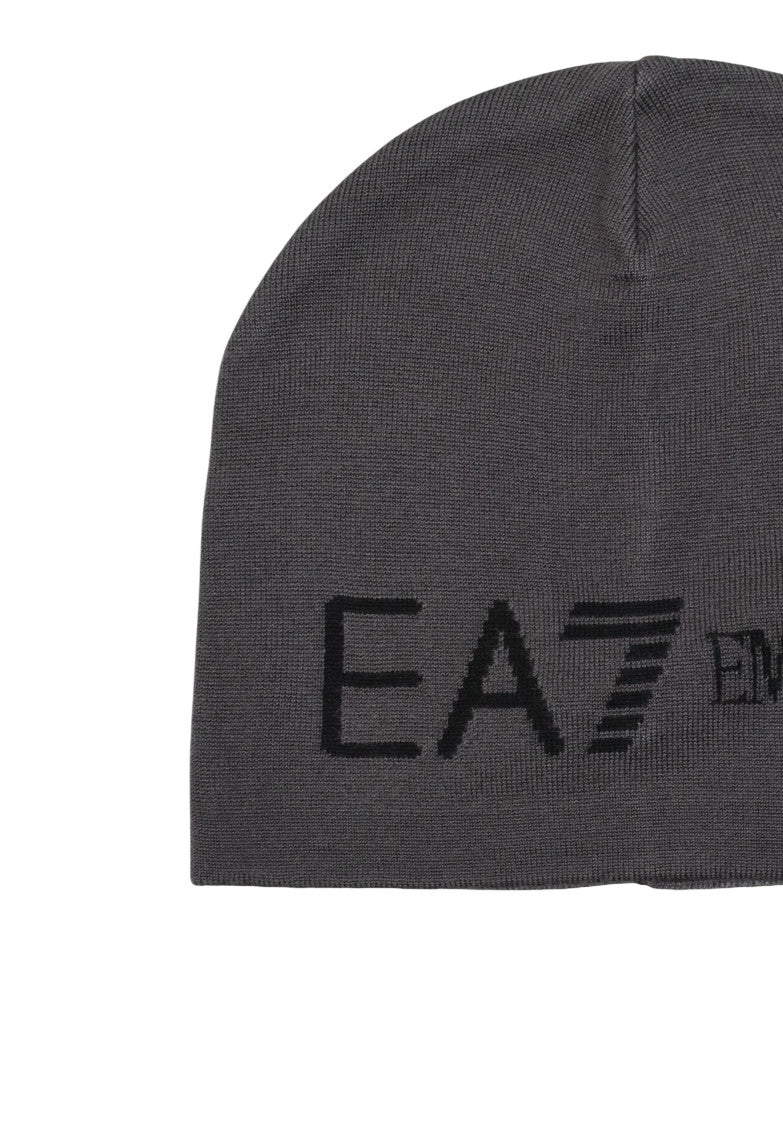 Dark Grey Logo Beanie Cap 4