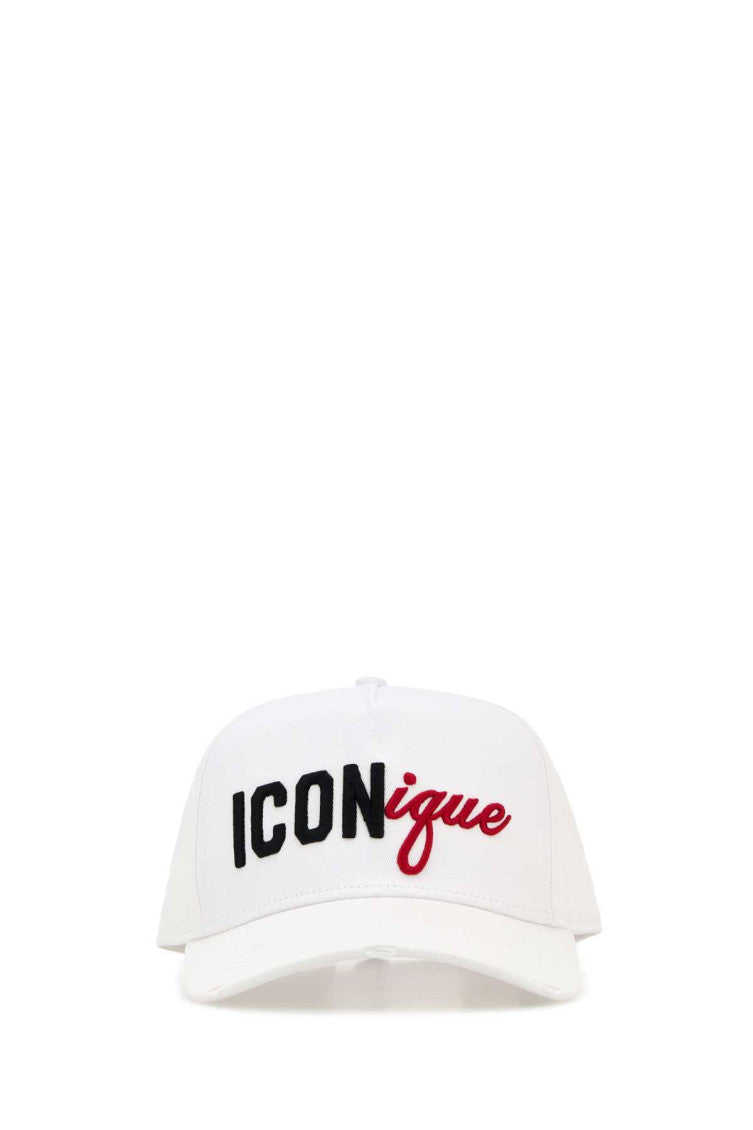White Solid Baseball Cap 1