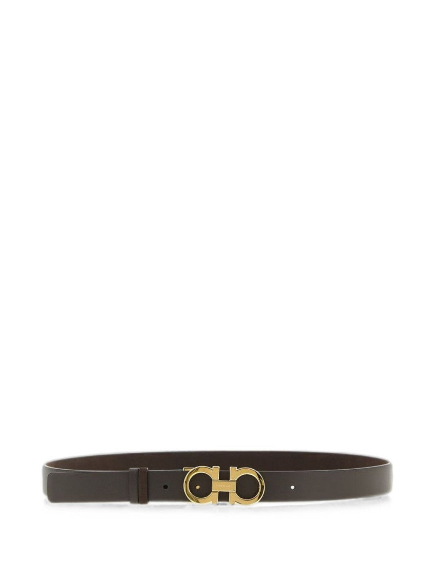Brown Solid Reversible Belt 1