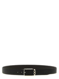 Black Solid Reversible Belt 1