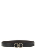 Black Solid Reversible Belt 1