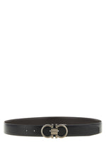 Black Solid Reversible Belt 1