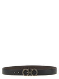 Black Textured Reversible Belt 1