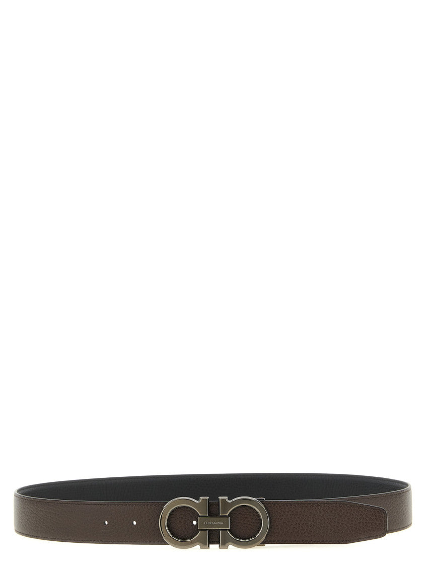 Black Textured Reversible Belt 2