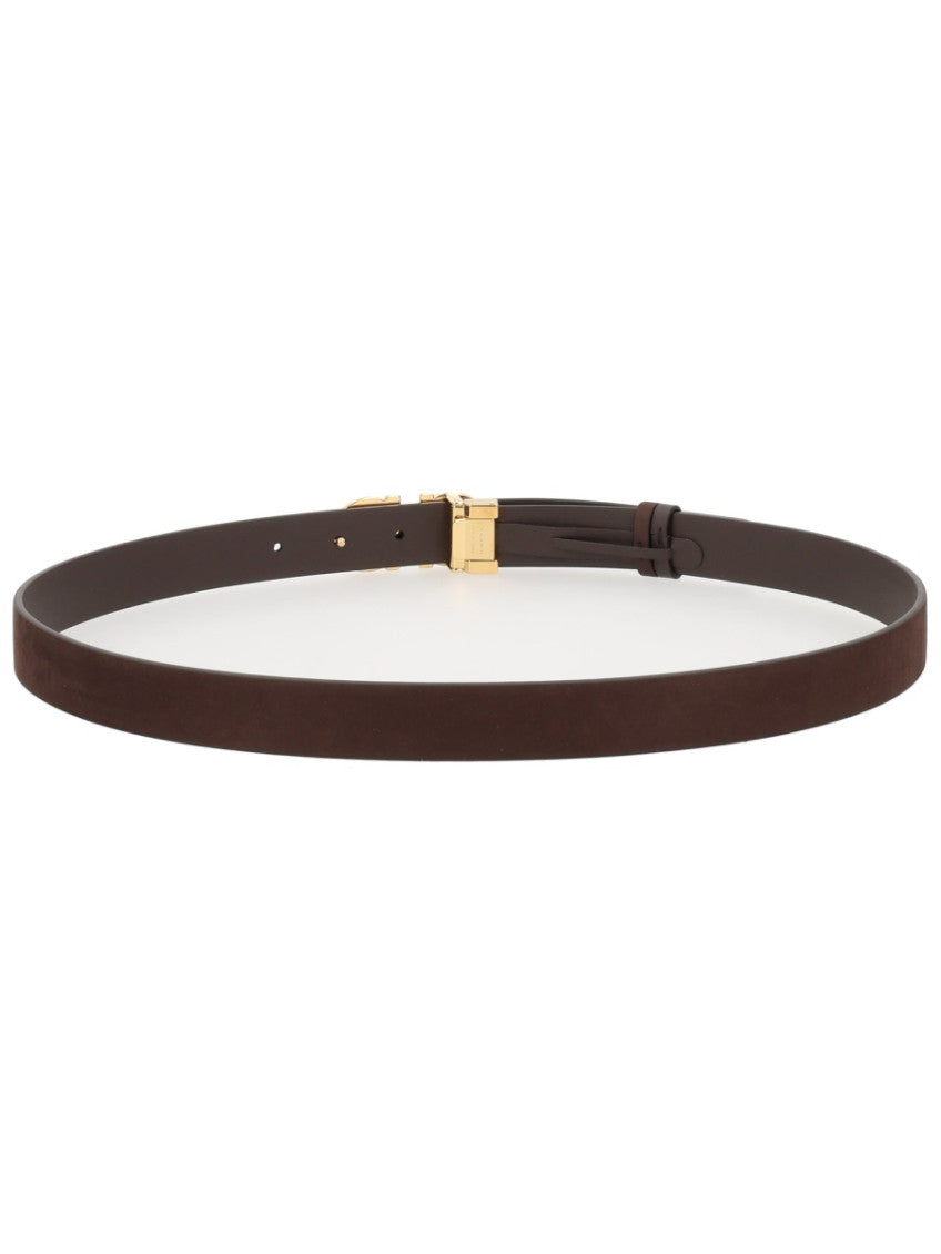 Dark Brown Textured Reversible Belt 2