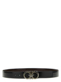 Black Solid Reversible Belt 1