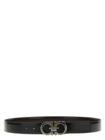Black Solid Reversible Belt 1