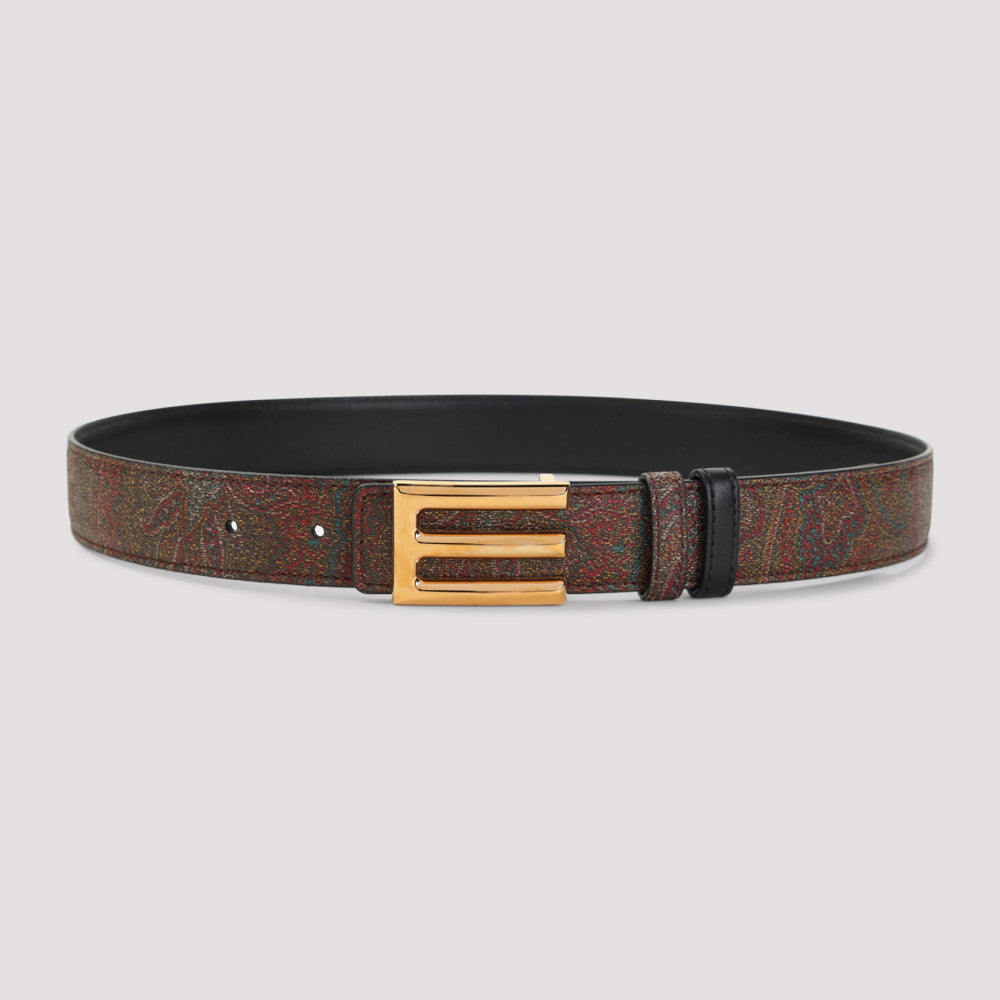 Multicolor Paisley Signature Print Belt 3