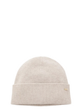 Beige Logo Beanie Cap 1