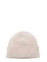 Beige Logo Beanie Cap 1