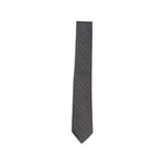 Dark Blue Gancini Logo Tie 1
