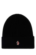 Black Logo Beanie Cap 1