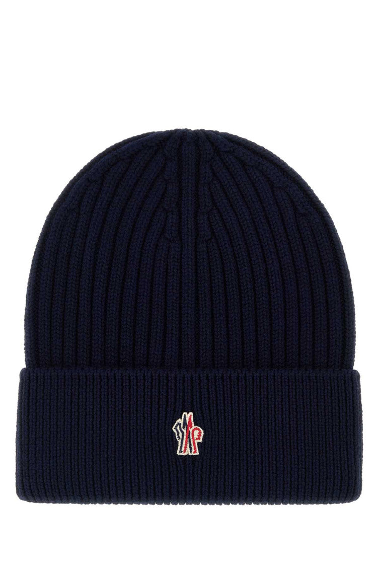 Navy Blue Logo Beanie Cap 1