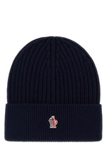 Navy Blue Logo Beanie Cap 1