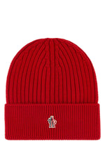 Red Logo Beanie Cap 1