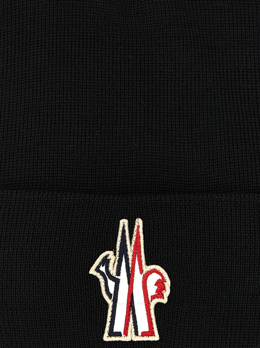Black Logo Beanie Cap 3