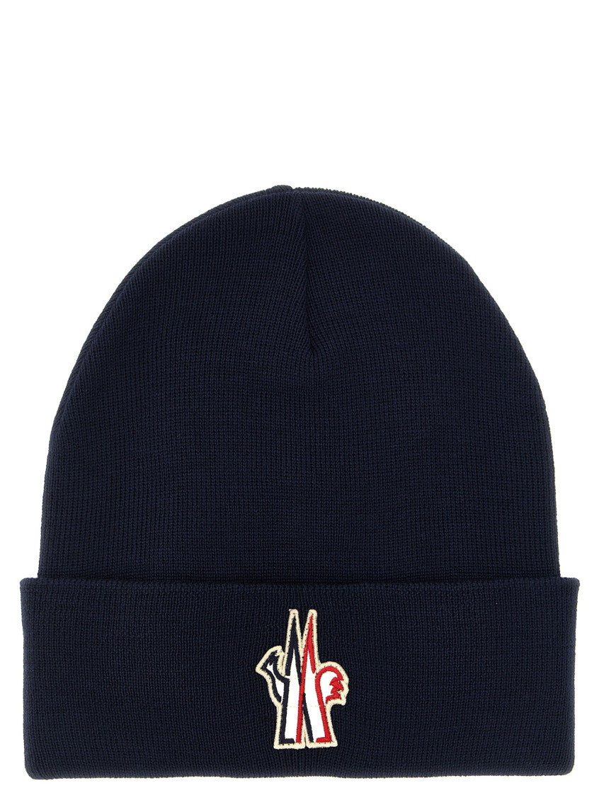 Dark Blue Logo Beanie Cap 1