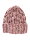 Pink Logo Knitted Beanie Cap 1