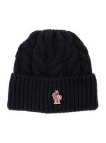 Black Logo Beanie Cap 1