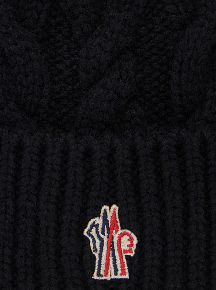 Black Logo Beanie Cap 3