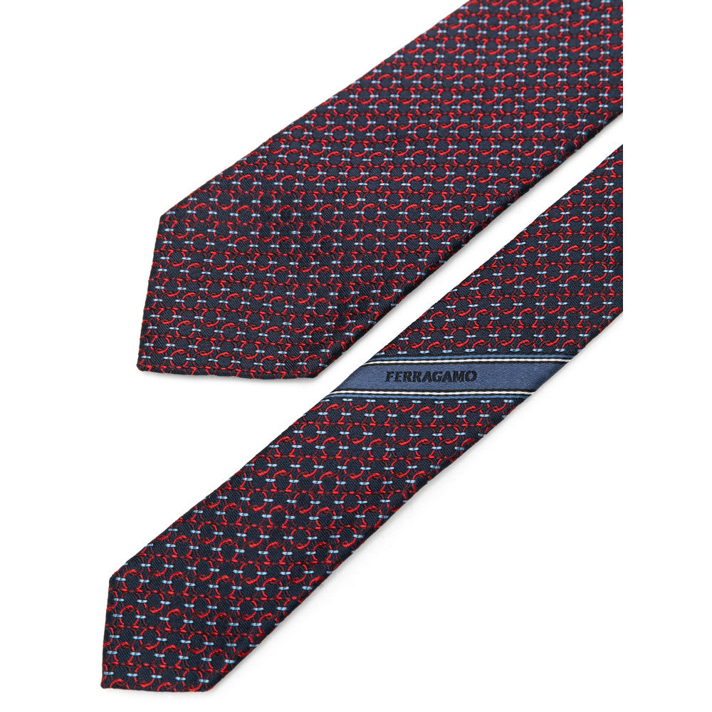 Multicolor Jacquard Geometric Tie 3