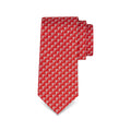 Red Gancini Graphic Printed Tie 1