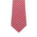 Red Printed Tie 1
