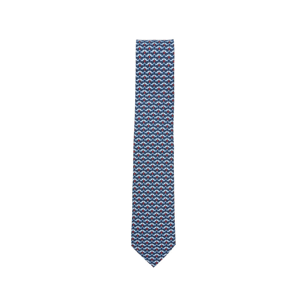 Blue Geometric PrintTie 2