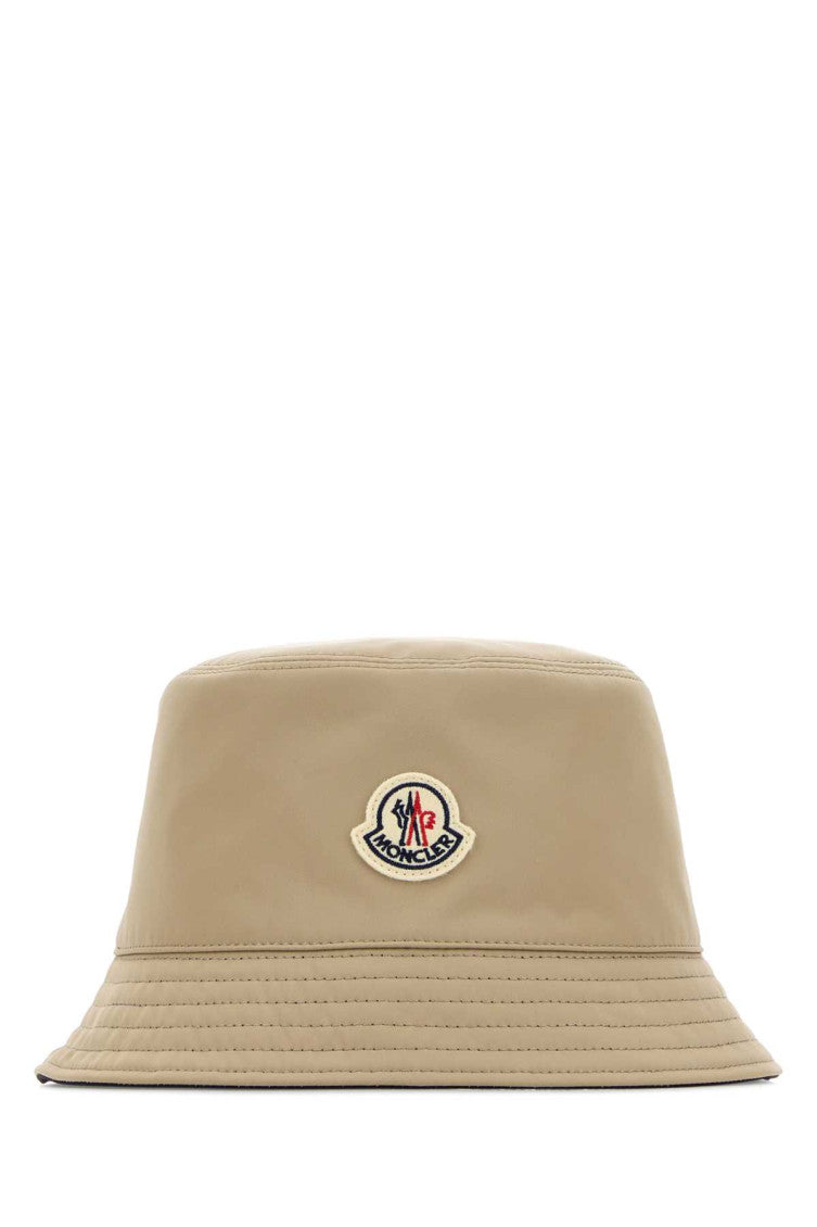 Beige Logo Bucket Hat 1