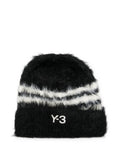 Black Logo Beanie Cap 1