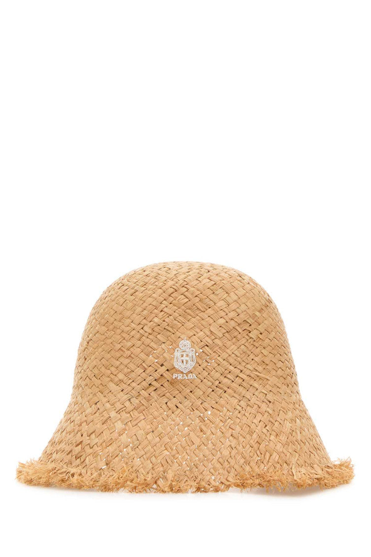 Beige Logo Bucket Hat 1