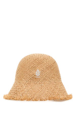 Beige Logo Bucket Hat 1