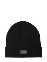 Black Logo Beanie Cap 1