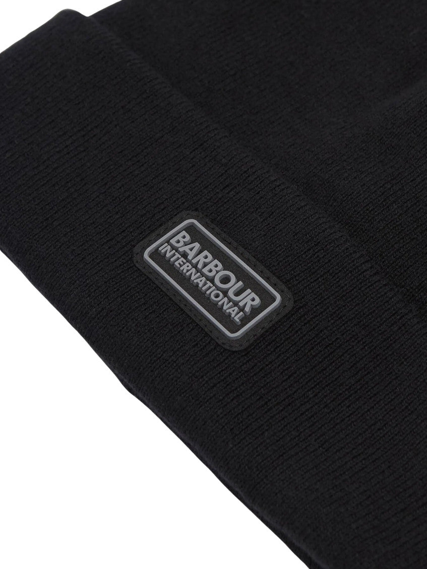 Black Logo Beanie Cap 3