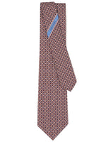 Multicolor  Gancini Geometric Pattern Tie 1