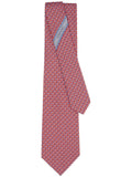 Red Signature Geometric Tie 1