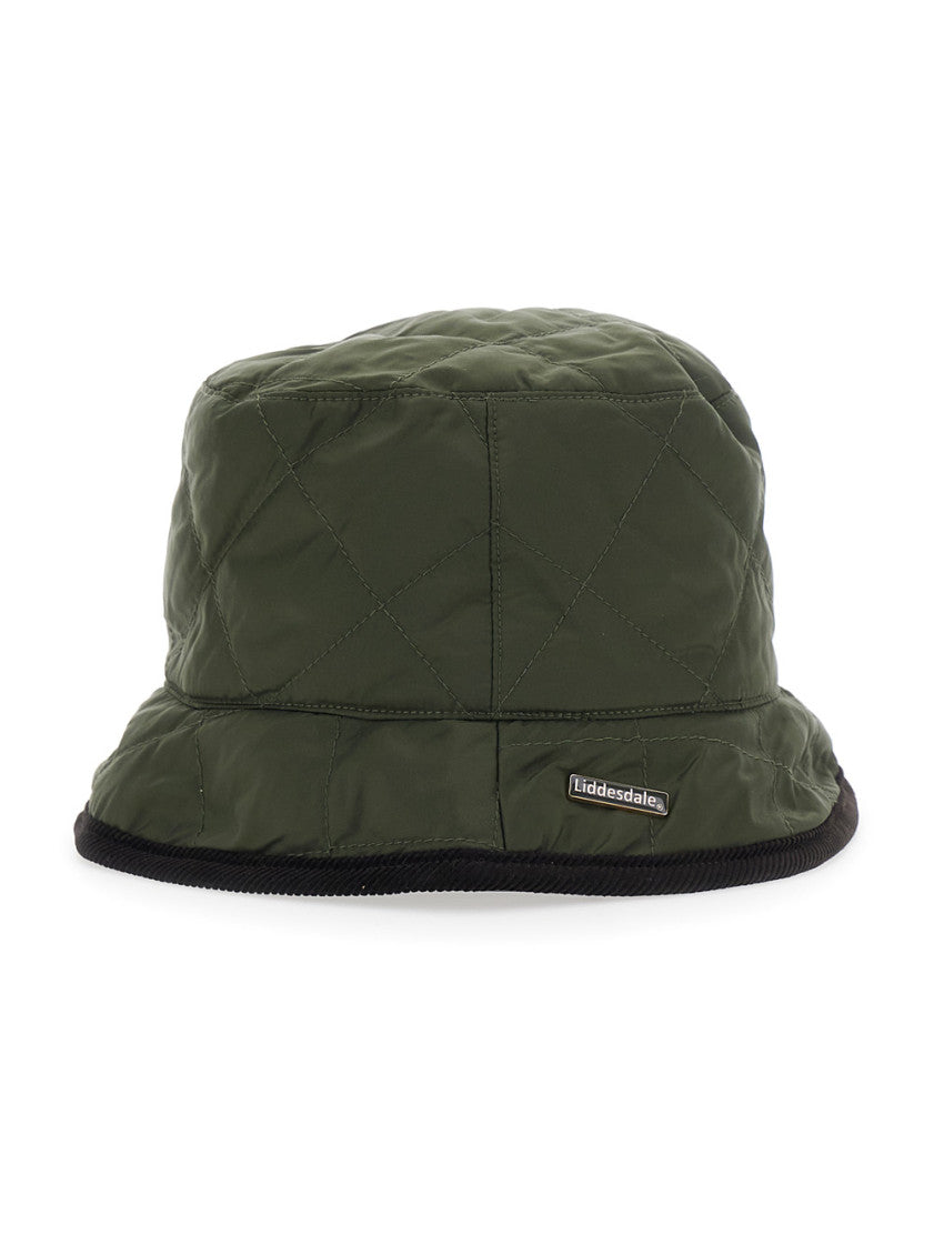 Green Quilted Bucket Hat 2