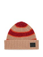 Brown Stripes Beanie Cap 1