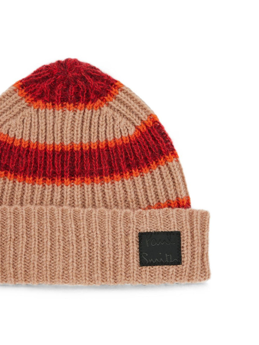 Brown Stripes Beanie Cap 2