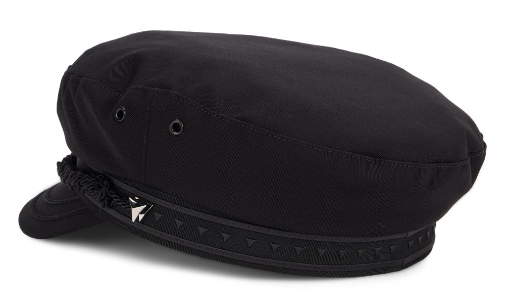 Black Mailman Logo Bakerboy Hat 2