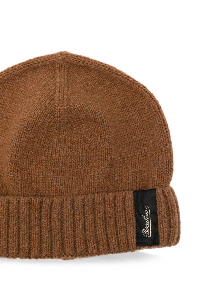 Brown Logo Beanie Cap 3
