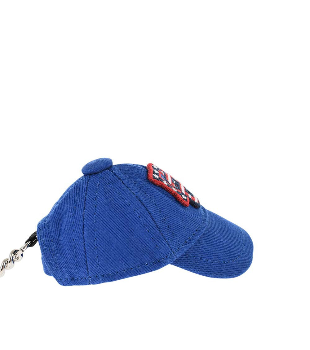 Blue Baseball Cap Key Charm 3