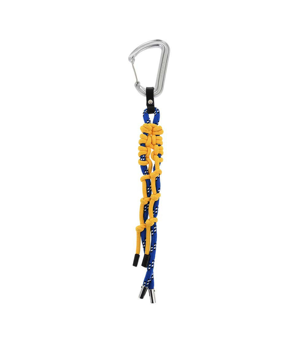 Yellow Woven Carabiner Key Holder 1