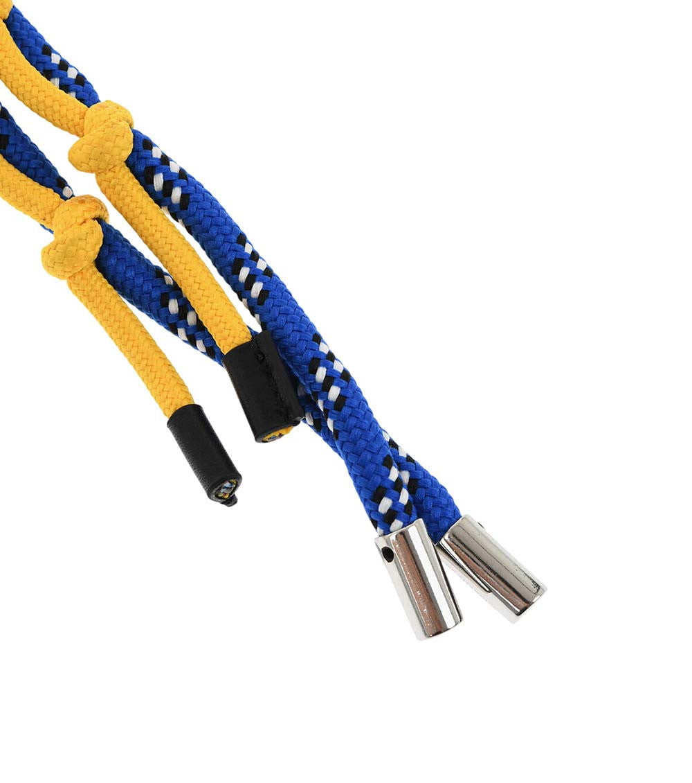Yellow Woven Carabiner Key Holder 2