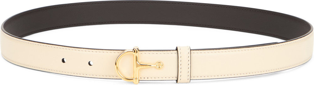 Off White Half Buckle Morsetto Textured Belt 2