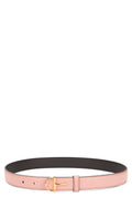 Pink Thin Solid Belt 1