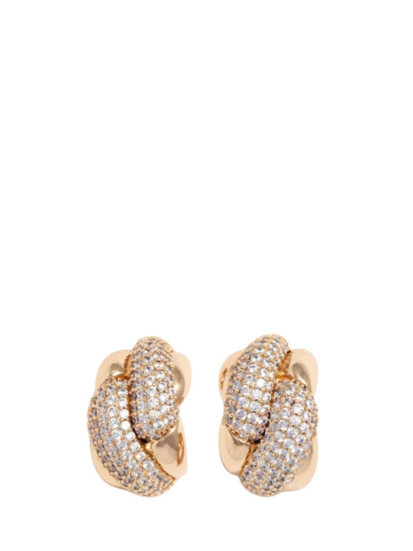Golden Knot Drop Earrings 1