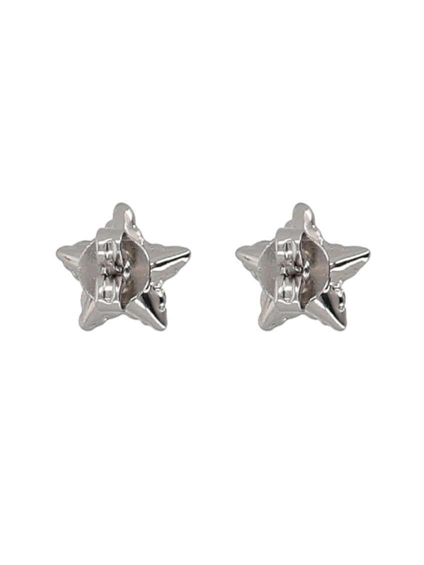 Silver Star Stud Earrings 3